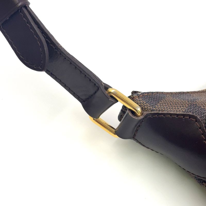 Louis Vuitton Bloomsbury PM Damier Ebene Damier Ebene Leather × PVC Brown