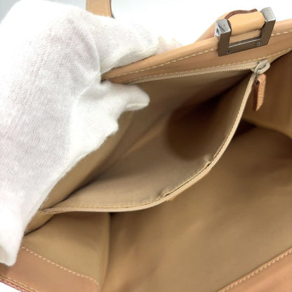 Gucci GG Canvas Jackie Line Leather X Canvas Pink X Light Brown Handbag Silver