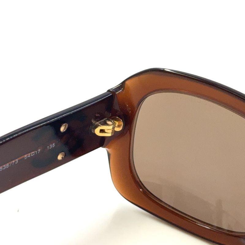 Chanel Coco Mark Plastic Brown Sunglass Es 5102-a