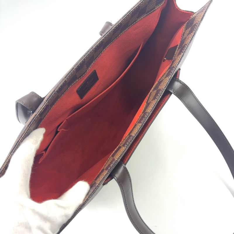 Louis Vuitton Paris Ori PM Damier Ebene Damier Ebene Leather × PVC Brown Tote