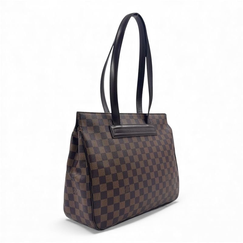Louis Vuitton Paris Ori PM Damier Ebene Damier Ebene Leather × PVC Brown Tote