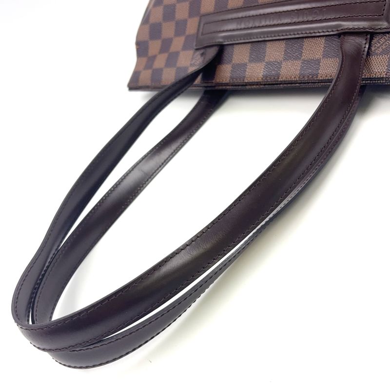 Louis Vuitton Paris Ori PM Damier Ebene Damier Ebene Leather × PVC Brown Tote