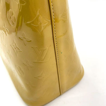 Louis Vuitton Houston Monogram Vernis Monogram Vernis Leather Light Yellow Tote