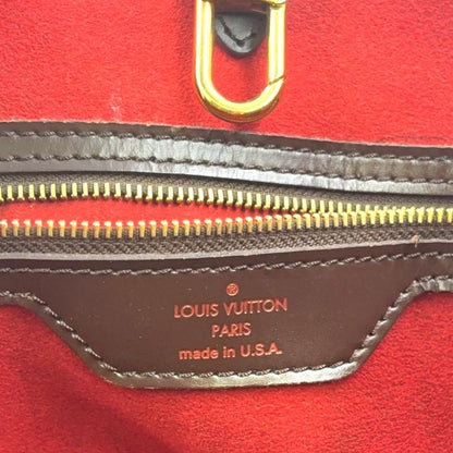 Louis Vuitton Hampstead MM Damier Ebene Damier Ebene Leather × PVC Brown Tote