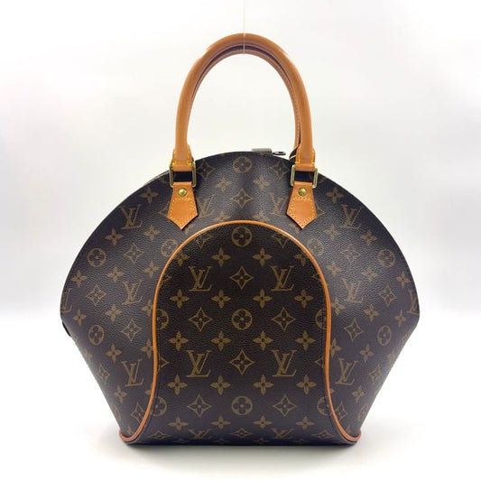 Louis Vuitton Ellipse MM Monogram Leather X PVC Brown Handbag Gold M51126