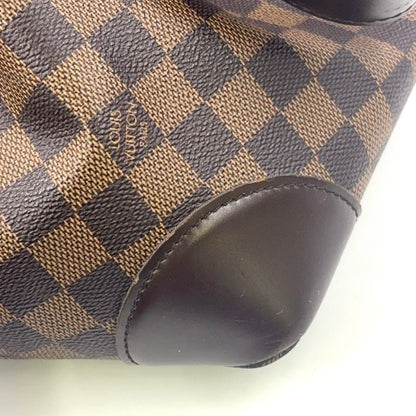 Louis Vuitton Hampstead MM Damier Ebene Damier Ebene Leather × PVC Brown Tote