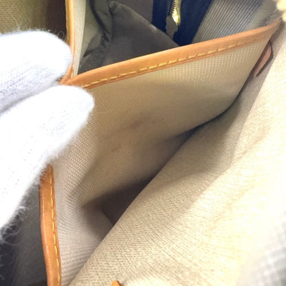 Louis Vuitton Trouville Monogram Leather × PVC Brown Handbag Gold M42228