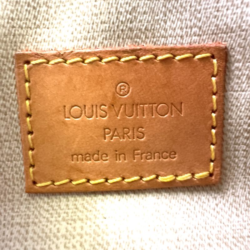 Louis Vuitton Trouville Monogram Leather × PVC Brown Handbag Gold M42228