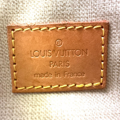 Louis Vuitton Trouville Monogram Leather × PVC Brown Handbag Gold M42228