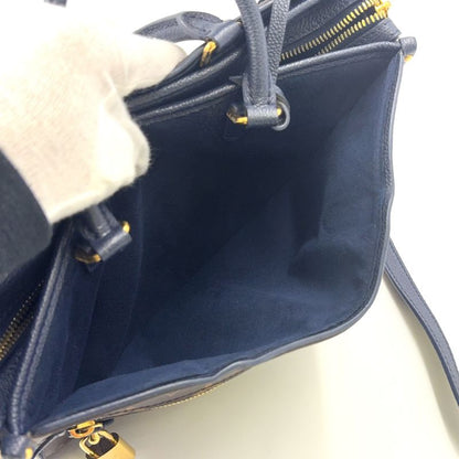 Louis Vuitton Popincourt PM Shoulder Bag Leather X PVC Brown Handbag Gold M43434