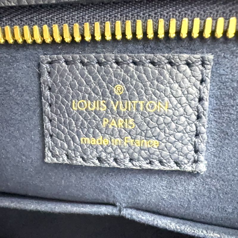 Louis Vuitton Popincourt PM Shoulder Bag Leather X PVC Brown Handbag Gold M43434