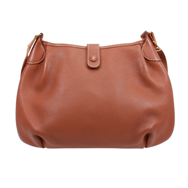 Hermes Rodeo Leather Gold Shoulder Bag Gold