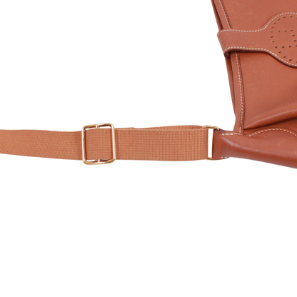 Hermes Rodeo Leather Gold Shoulder Bag Gold