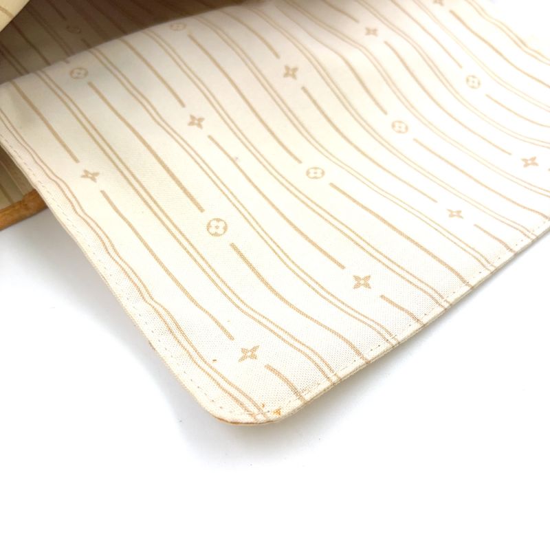 Louis Vuitton Neverfull MM Damier Azure Damier Azure Leather × PVC White Tote