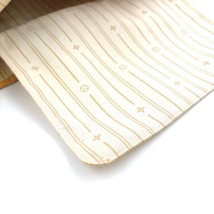 Louis Vuitton Neverfull MM Damier Azure Damier Azure Leather × PVC White Tote