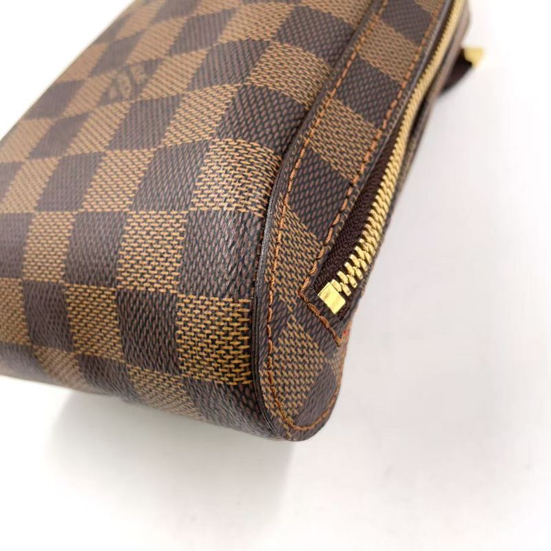 Louis Vuitton Geronimos Damier PVC Brown Body Bag Gold N51994