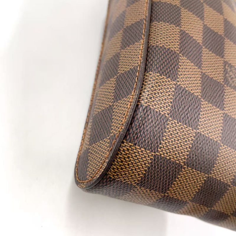 Louis Vuitton Geronimos Damier PVC Brown Body Bag Gold N51994