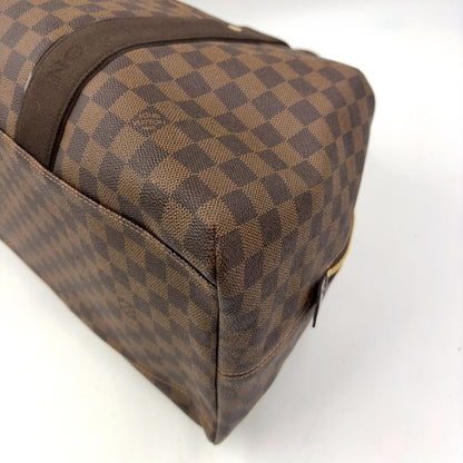 Louis Vuitton Weekender MM Damier Ebene Damier Ebene Leather × PVC Brown Boston