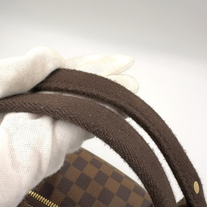 Louis Vuitton Weekender MM Damier Ebene Damier Ebene Leather × PVC Brown Boston