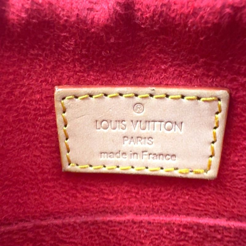 Louis Vuitton Multiplicite Monogram Leather X PVC Brown Handbag Gold M51162