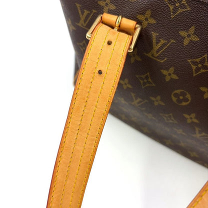 Louis Vuitton Multiplicite Monogram Leather X PVC Brown Handbag Gold M51162