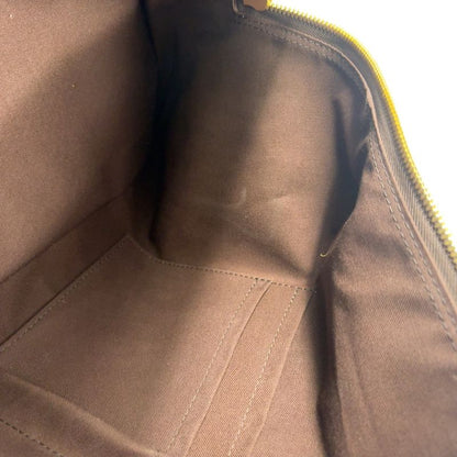 Louis Vuitton Weekender MM Damier Ebene Damier Ebene Leather × PVC Brown Boston