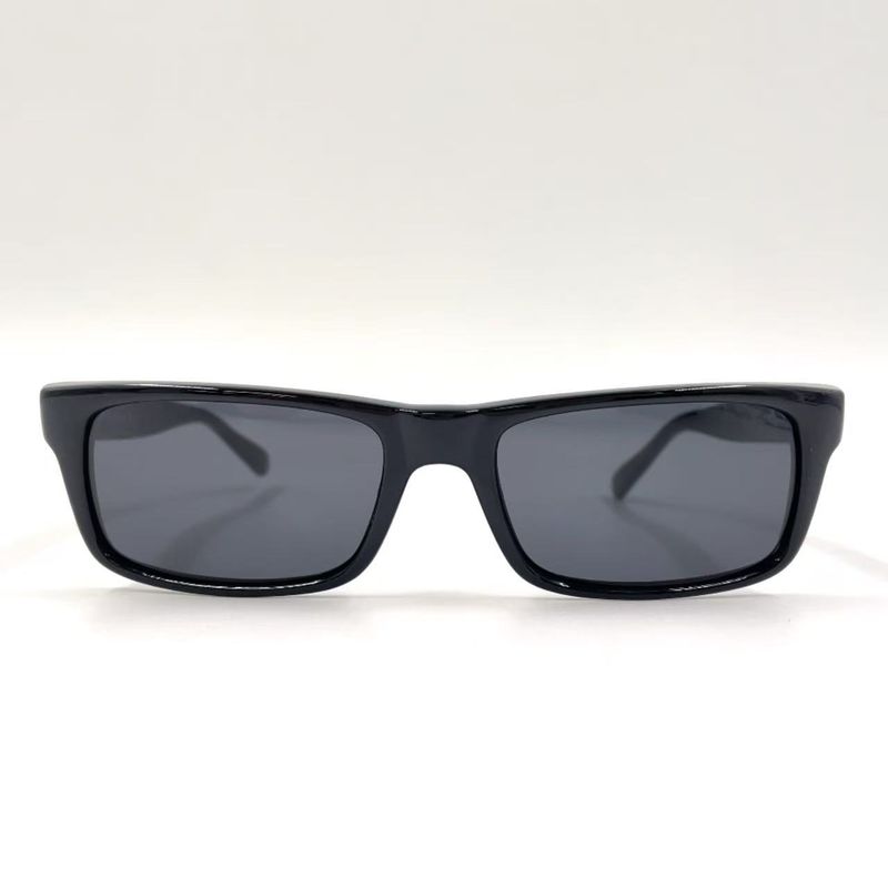 Versace Logo Plastic Black Sunglass Es Silver