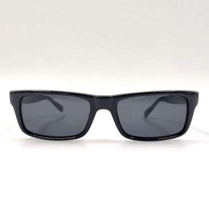 Versace Logo Plastic Black Sunglass Es Silver