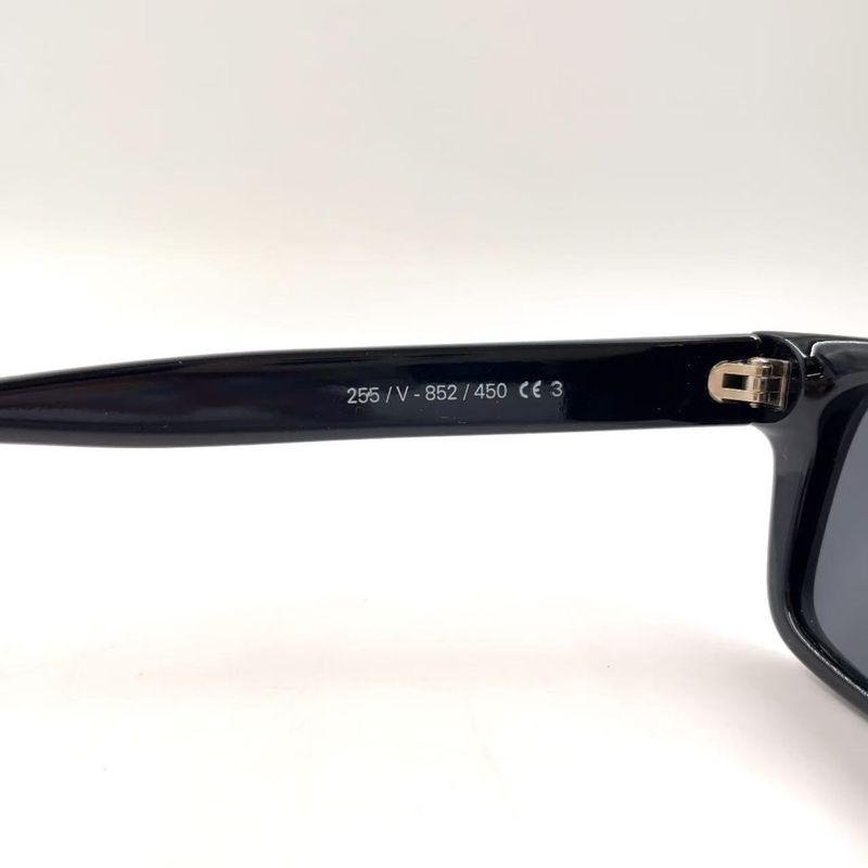 Versace Logo Plastic Black Sunglass Es Silver