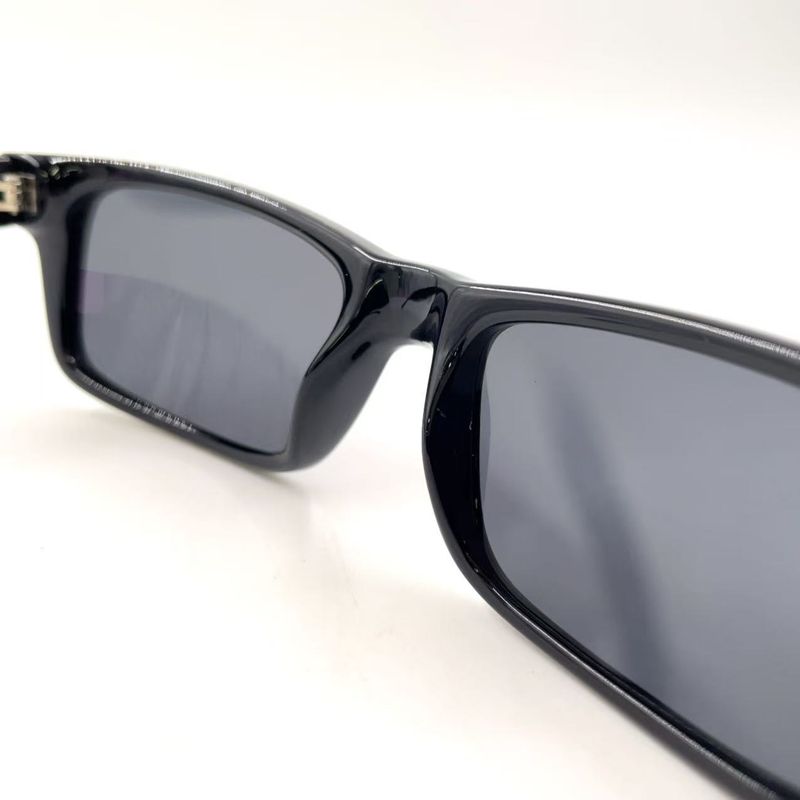 Versace Logo Plastic Black Sunglass Es Silver