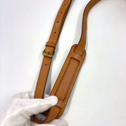 Louis Vuitton Saumur 30 Monogram Leather × PVC Brown Shoulder Bag Gold M42256