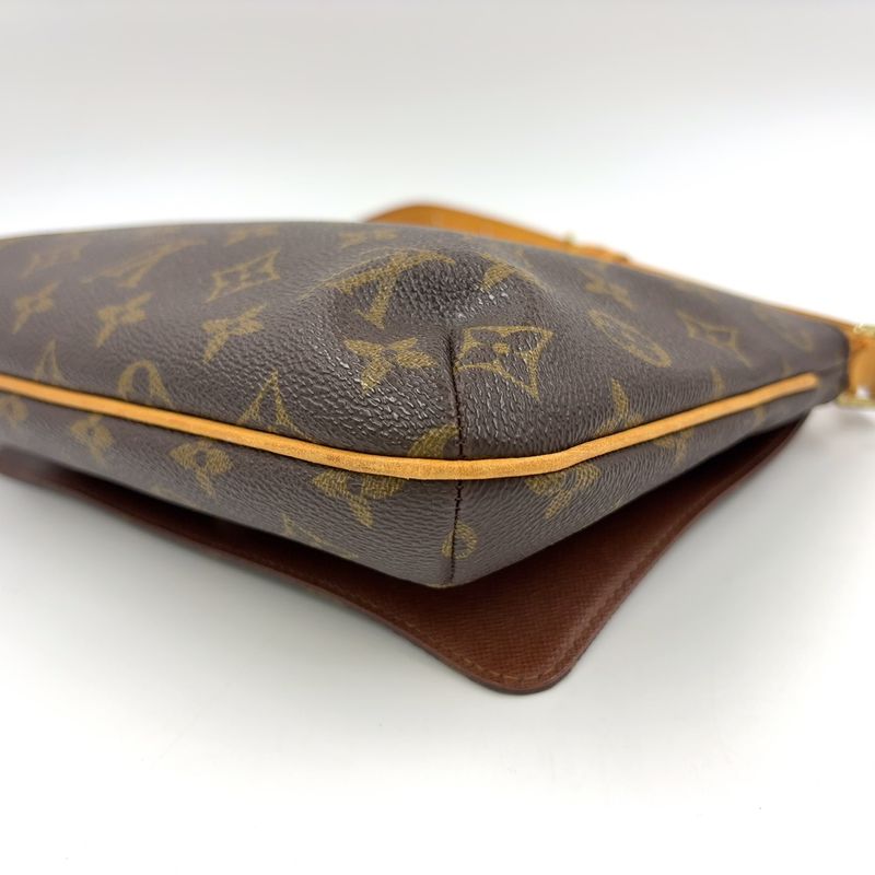 Louis Vuitton Musette Tango Short Strap Monogram Leather × PVC Brown Shoulder