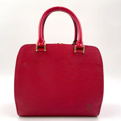 Louis Vuitton Pont Neuf Epi Castilian Red Leather Red Handbag Gold M52057