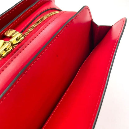 Louis Vuitton Pont Neuf Epi Castilian Red Leather Red Handbag Gold M52057