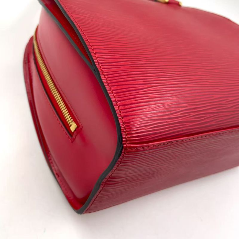 Louis Vuitton Pont Neuf Epi Castilian Red Leather Red Handbag Gold M52057