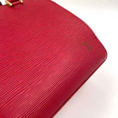 Louis Vuitton Pont Neuf Epi Castilian Red Leather Red Handbag Gold M52057