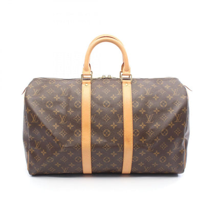 Louis Vuitton Boston Bag Keepall 45 M41428 PVC Coated Canvas Leather Keepall 45