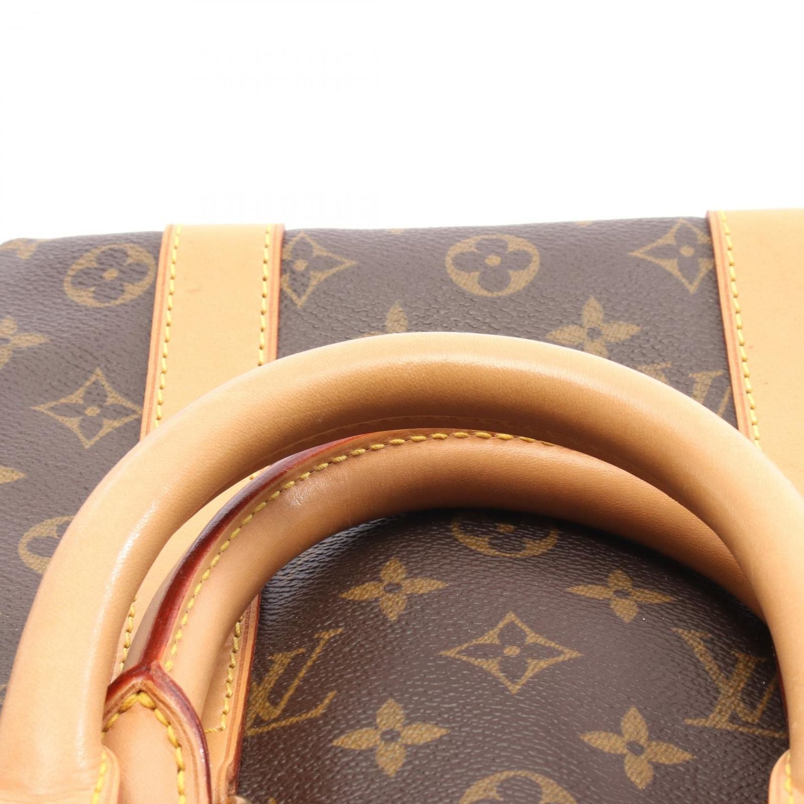 Louis Vuitton Boston Bag Keepall 45 M41428 PVC Coated Canvas Leather Keepall 45