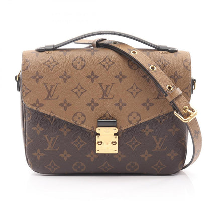 Louis Vuitton Handbag Pochette Metis MM M44876 PVC Coated Canvas Leather