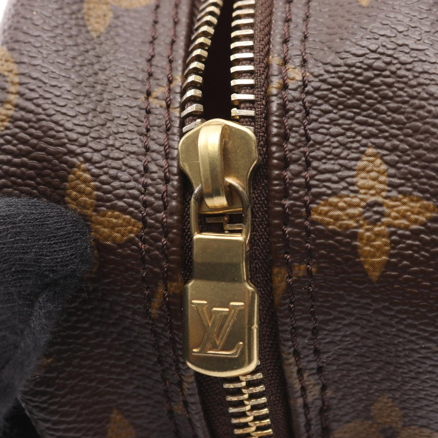 Louis Vuitton Shoulder Bag Trocadero 30 M51272 PVC Coated Canvas Leather