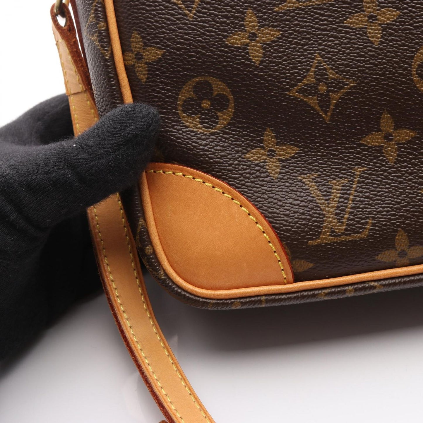 Louis Vuitton Shoulder Bag Trocadero 30 M51272 PVC Coated Canvas Leather