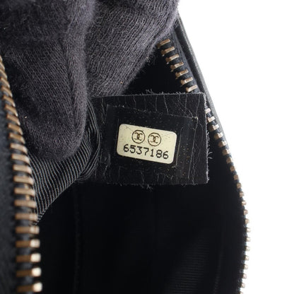 Chanel Handbag Wild Stitch A18121 Black Leather Wild Stitch Handbag Ladies