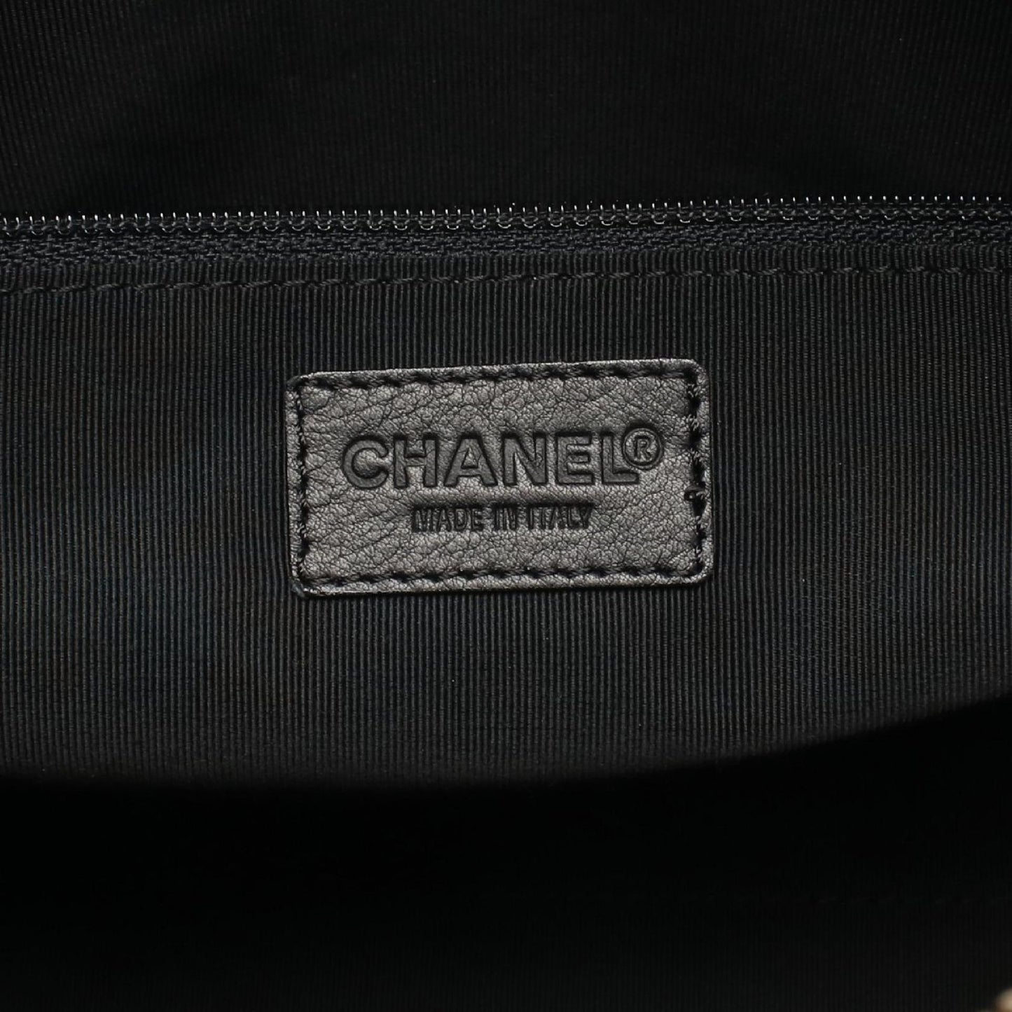 Chanel Handbag Wild Stitch A18121 Black Leather Wild Stitch Handbag Ladies