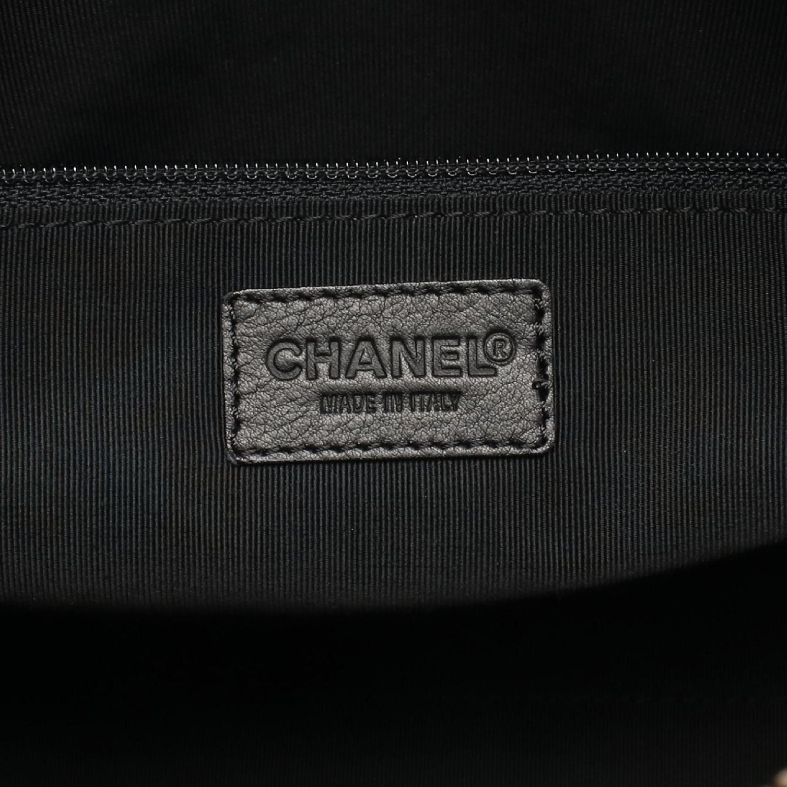 Chanel Handbag Wild Stitch A18121 Black Leather Wild Stitch Handbag Ladies