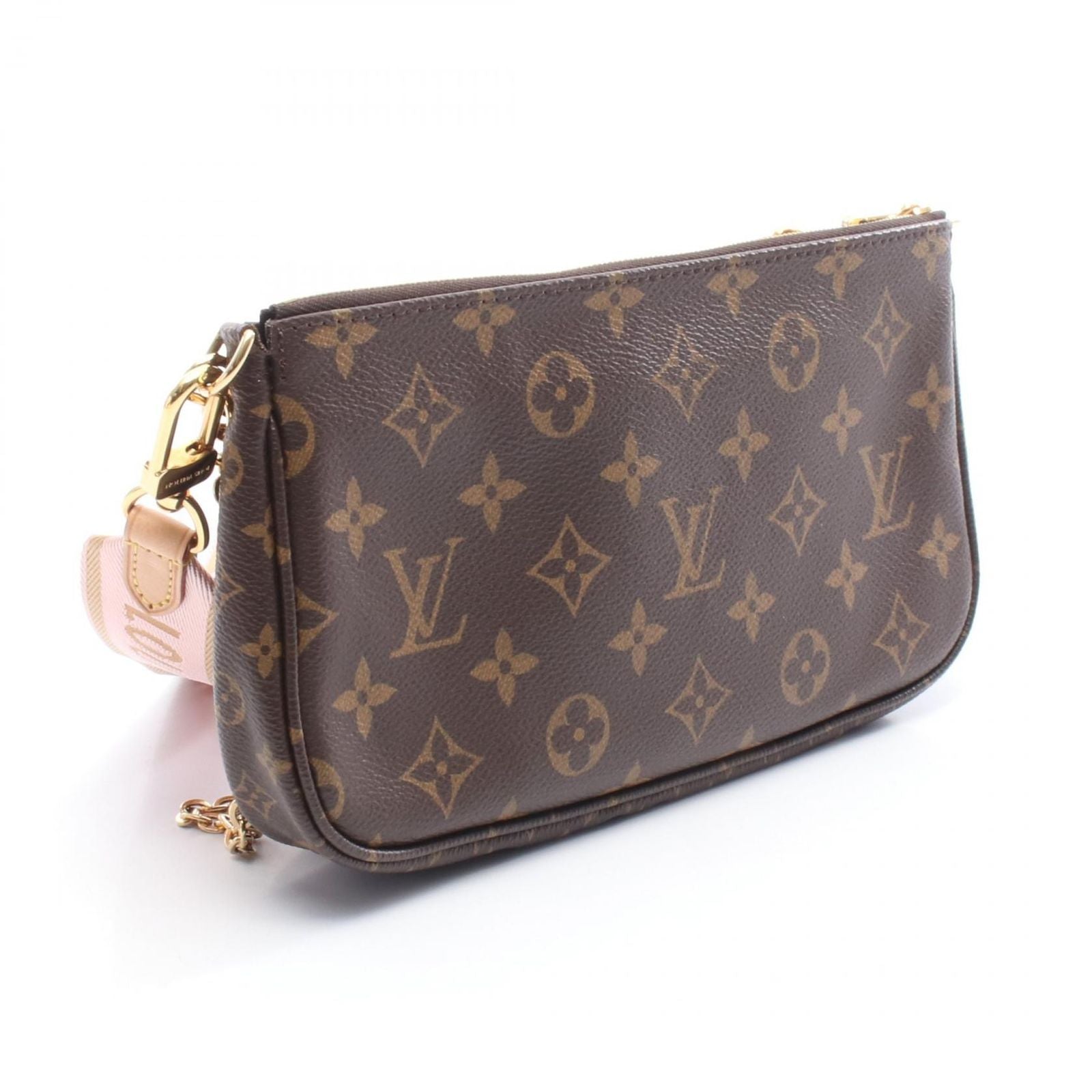 Louis Vuitton Shoulder Bag Multi Pochette Accessoire M44840 Rose Claire PVC