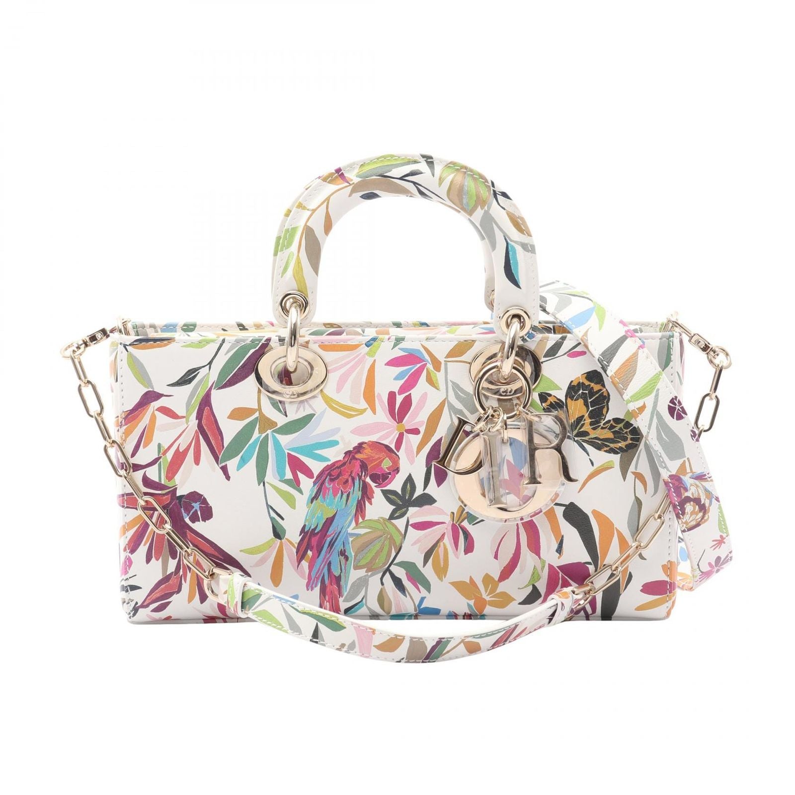 Dior Handbag Lady D-Joy Medium Toile de Jouy Fantastica White/multi