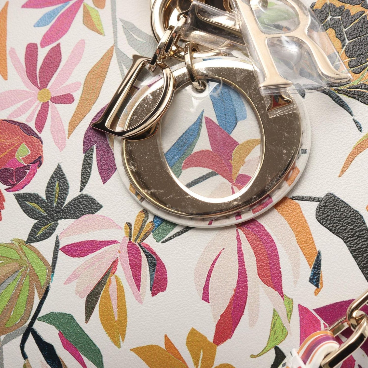 Dior Handbag Lady D-Joy Medium Toile de Jouy Fantastica White/multi