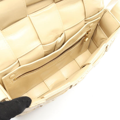 Bottega Veneta Bottega Veneta Shoulder Bag Cassette 717089 Beige Leather