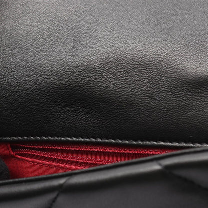 Chanel Shoulder Bag 19 Dizeneuf Matelasse As1160 Black Lambskin (sheep Leather)