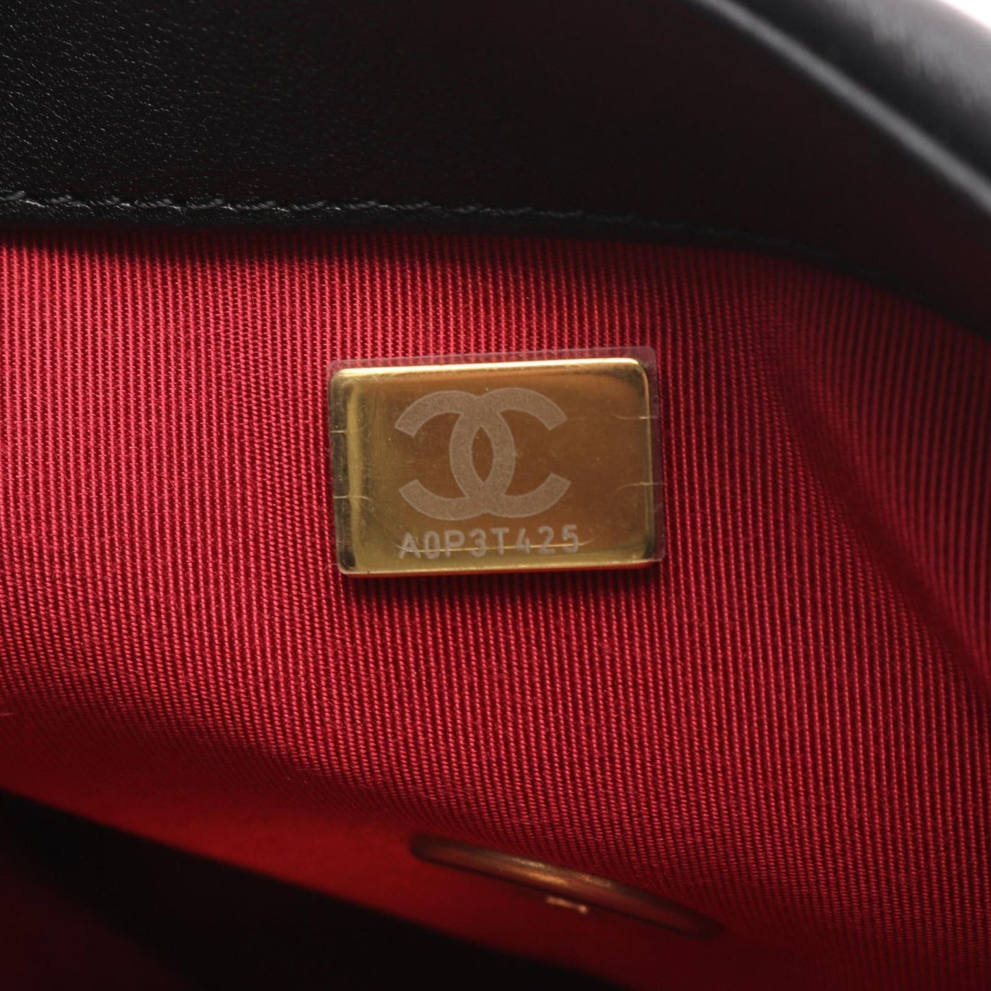 Chanel Shoulder Bag 19 Dizeneuf Matelasse As1160 Black Lambskin (sheep Leather)